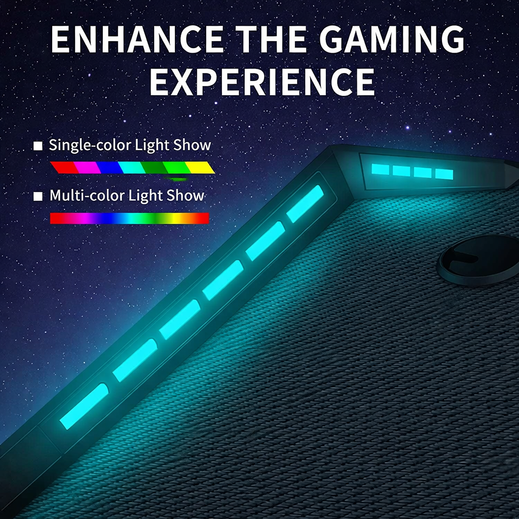ObsidianEdge Elite RGB Gaming Desk