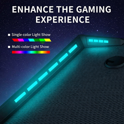 ObsidianEdge Elite RGB Gaming Desk