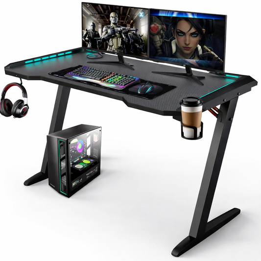 ObsidianEdge Elite RGB Gaming Desk