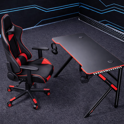 CrimsonVector Pro Gaming Command Desk